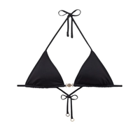 Parte De Cima De Biquíni Cortininha Minimal Fit - Preto
