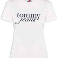 ?Camiseta Feminina Slim Essential Logo Tee Ext - Branco