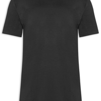 Camiseta Masculina Essencial Tech Em Modal - Preto