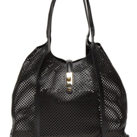 Bolsa Feminina Grande Couro Panamá - Preto