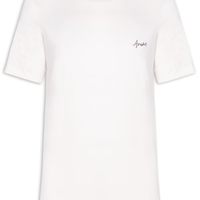 Camiseta Masculina Estampada em Algodão - Branco