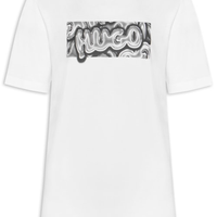 Camiseta Masculina Manga Curta Gola Careca Nedirix - Branco