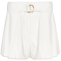 Short Feminino Alfaiataria Balonê - Branco