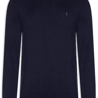 Suéter Masculino Slim Fit Crewneck Pima Cotton - Azul