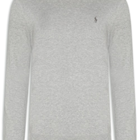 Suéter Masculino Slim Fit Crewneck Pima Cotton - Cinza