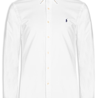Camisa Social Masculina CU BD PPC SP-Long Sleeve-Sport Oxford YD - Branco
