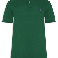 Polo Masculina Slim Fit Knit Mesh - Verde - Polo Ralph Lauren