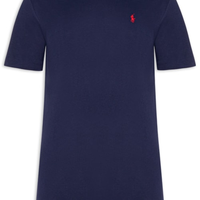 Camiseta Masculina Classic Slim Crewneck Jersey - Azul