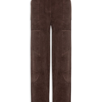 Calça Feminina Seersucker Curduroy - Marrom
