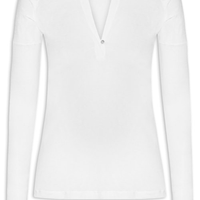 Blusa Feminina Raglan Desconstruída - Branco