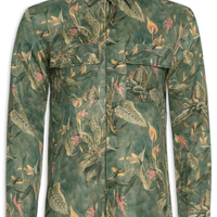 Camisa Masculina Manga Longa Puro Linho Floresta - Verde