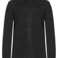 Camisa Masculina Manga Longa Linho Alvorada - Preto