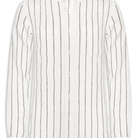 Camisa Masculina Manga Longa Puro Linho - Branca