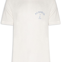 Camiseta Masculina Manga Curta Retro Yemanja Light Linen - Branco