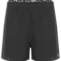 Short Masculino De Praia Com Cós De Elástico - Preto