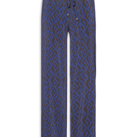 Calça Feminina Estampada - Azul