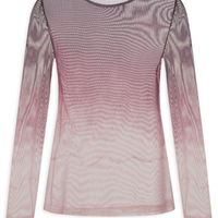 Blusa Feminina Manga Longa Estampada - Rosa