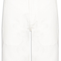 Bermuda Masculina Linho Com Algodão 1/2 Elástico - Branco
