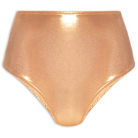 Calcinha Hot Pants Carnaval Metalizada - Dourado