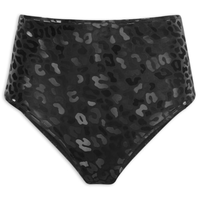 Calcinha Hot Pants Carnaval Animal Print - Preto