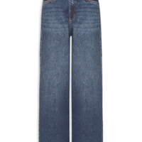 Calça Feminina Wide Leg Jeans - Azul