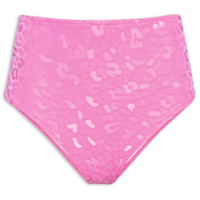 Calcinha Hot Pants Carnaval Animal Print - Rosa