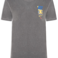 Camiseta Masculina Estampada Senna Monaco 87 - Preto