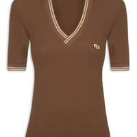 Blusa Feminina Canelada - Marrom
