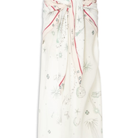 Saia Longa Fig Aqua Astral - Off White
