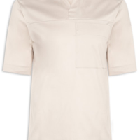 Camiseta Masculina Larstr Pala Bolso Tricoline - Bege