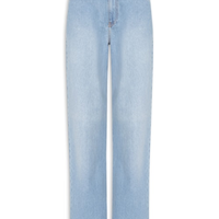 Calça Feminina Jeans Pantalona - Azul