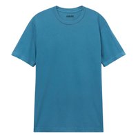 Camiseta Washed Collection Em Algodão - Azul