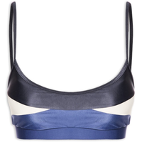 Top Alça Reta Liso - Azul