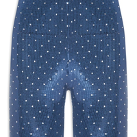Short Biker Paetê Carnaval - Azul