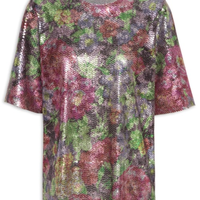 Camisetão Carnaval Paetê - Rosa
