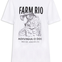 Camiseta Feminina Média Arara 021 - Branco