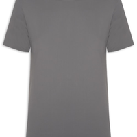 Camiseta Masculina Gola Redonda Tecnologia Caimento Perfeito - Cinza