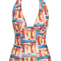 Blusa Feminina Tule Frente Única Rio Gráfico - Rosa