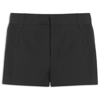 Short Feminino Mini Cintura Baixa - Preto