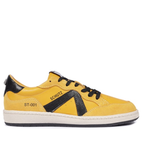 Tênis Feminino Casual Soft Calf Lisboa/ Heavy Suede - Amarelo