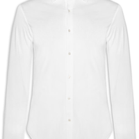 Camisa Masculina Slim Fit Malha Tech - Branco