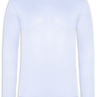 Suéter Masculino Gola Redonda Básico - Azul