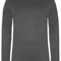 Suéter Masculino Gola V Casual - Cinza