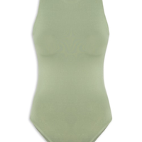 Body Feminino Básico Decote Em U - Verde