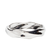 Bracelete Feminino Redondo Torcido - Prateado