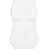 Body Feminino Básico Decote Em U - Off White