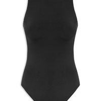 Body Feminino Básico Decote Em U - Preto