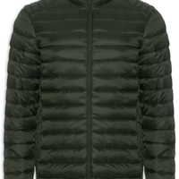 Jaqueta Masculina Puffer Básica - Verde
