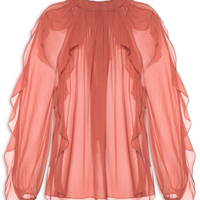 Blusa Feminina Verena Manga Longa - Laranja