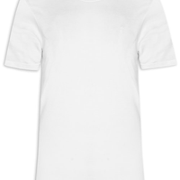 Camiseta Masculina Algodão Pima Gola Careca - Branco